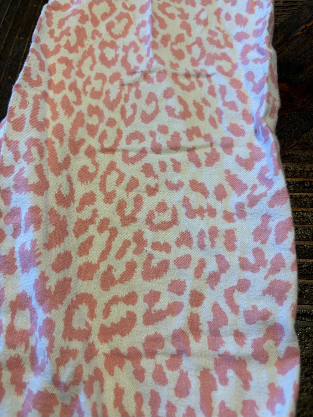 J. Crew Pink Leopard-Print Flared Joggers - Picture 7 of 7